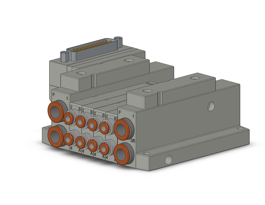 SS5V1-10FD1-04B-N3 5 Port Solenoid Valve Manifold