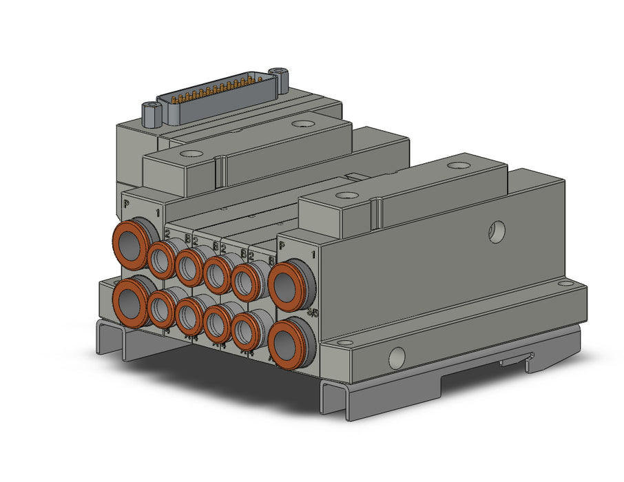 SS5V1-10FD1-04B-N7-D0 5 Port Solenoid Valve Manifold