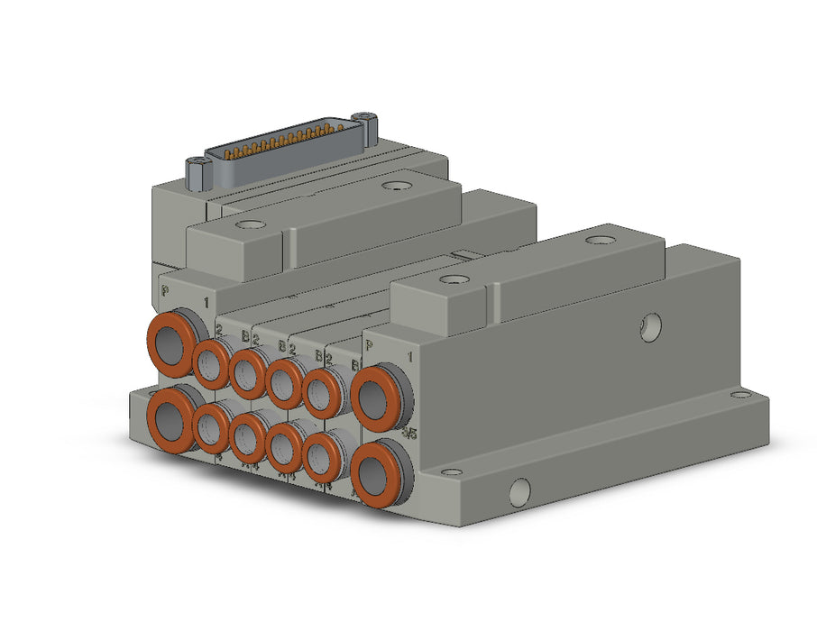 SS5V1-10FD1-04B-N7 5 Port Solenoid Valve Manifold