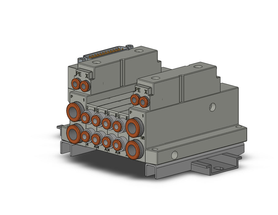 SS5V1-10FD1-04BR-N3-D 5 Port Solenoid Valve Manifold
