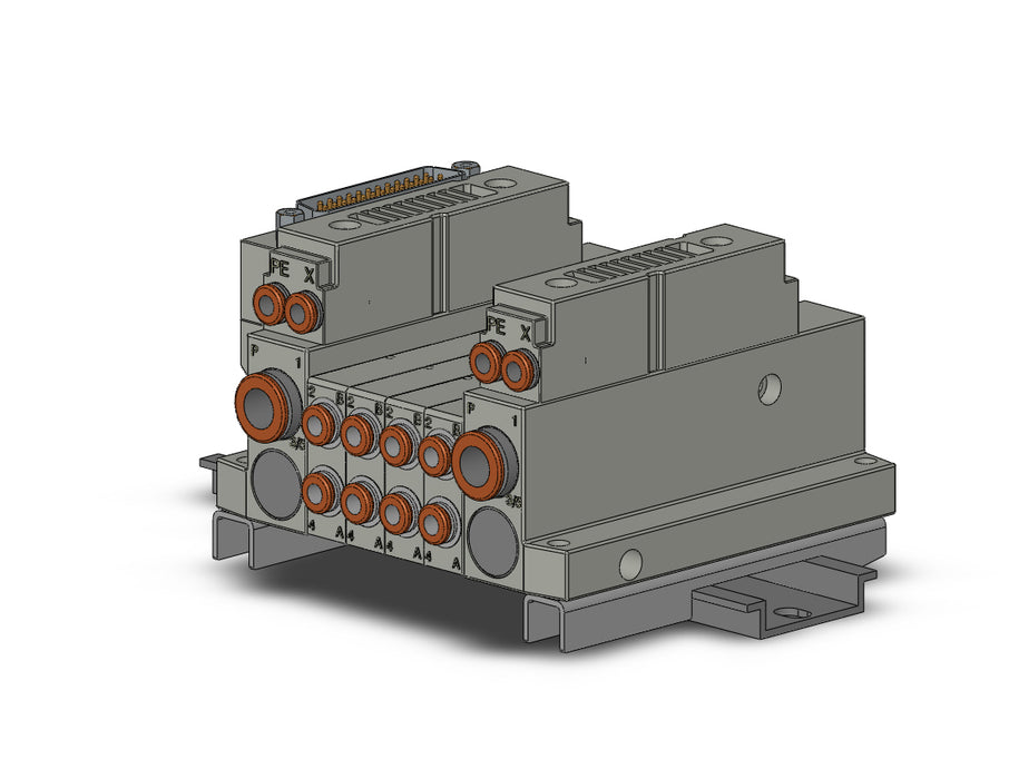 SS5V1-10FD1-04BRS-C4-D 5 Port Solenoid Valve Manifold