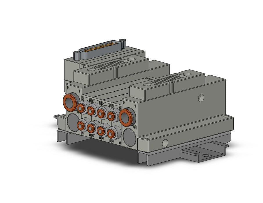 SS5V1-10FD1-04BS-N1-D 5 Port Solenoid Valve Manifold