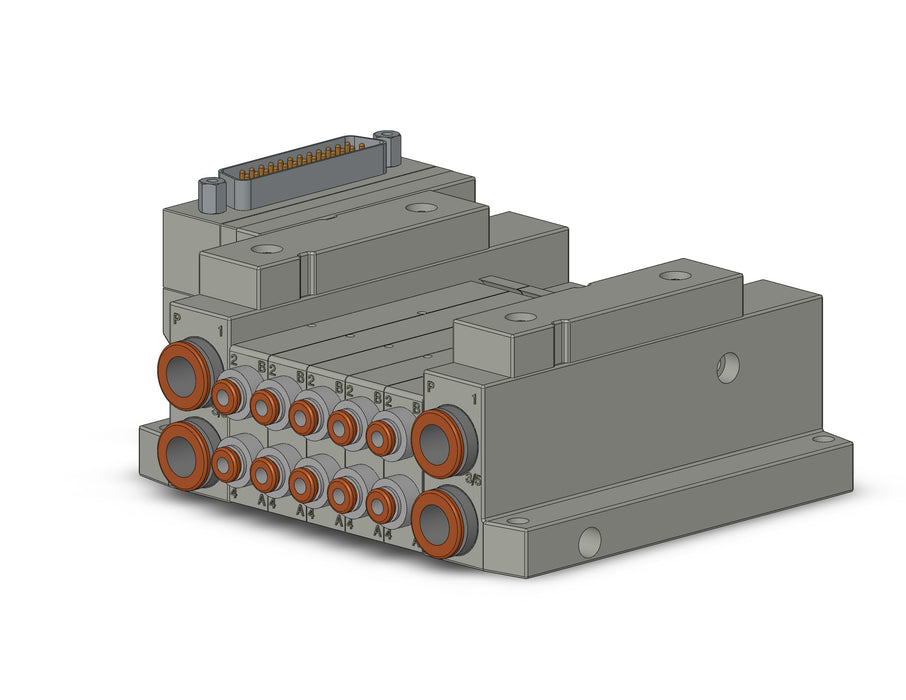 SS5V1-10FD1-05B-N1 5 Port Solenoid Valve Manifold