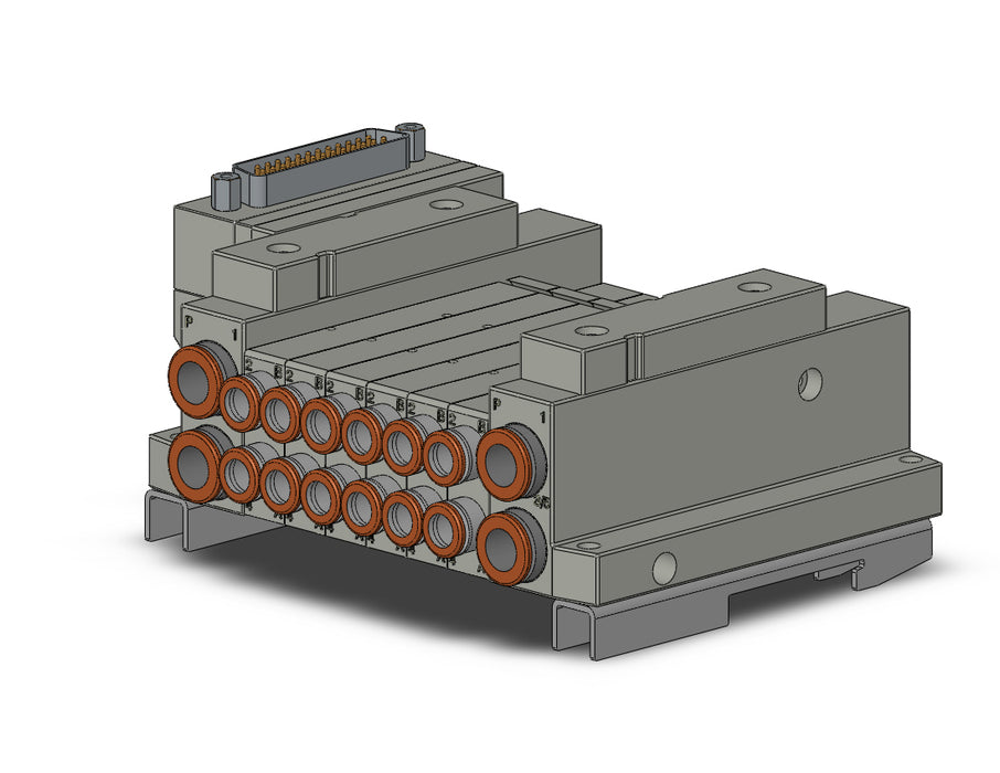 SS5V1-10FD1-06B-N7-D0 5 Port Solenoid Valve Manifold