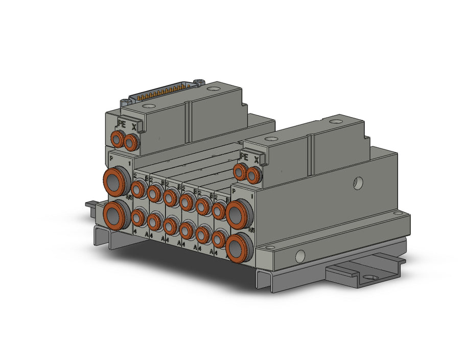 SS5V1-10FD1-06BR-C4-D 5 Port Solenoid Valve Manifold