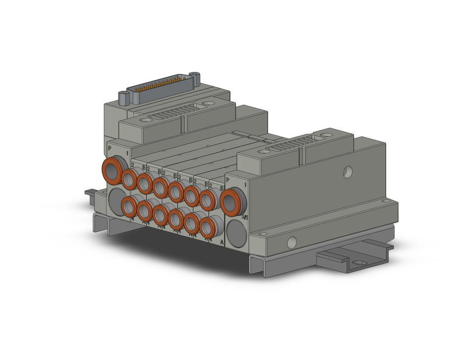 SS5V1-10FD1-06BS-N7-D 5 Port Solenoid Valve Manifold