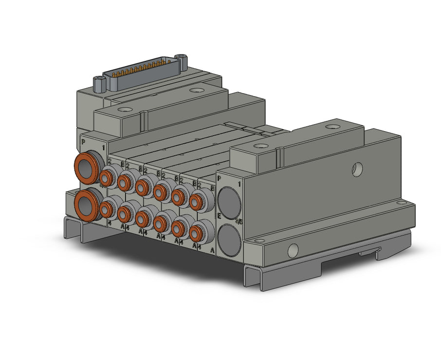 SS5V1-10FD1-06D-N1-D0 5 Port Solenoid Valve Manifold