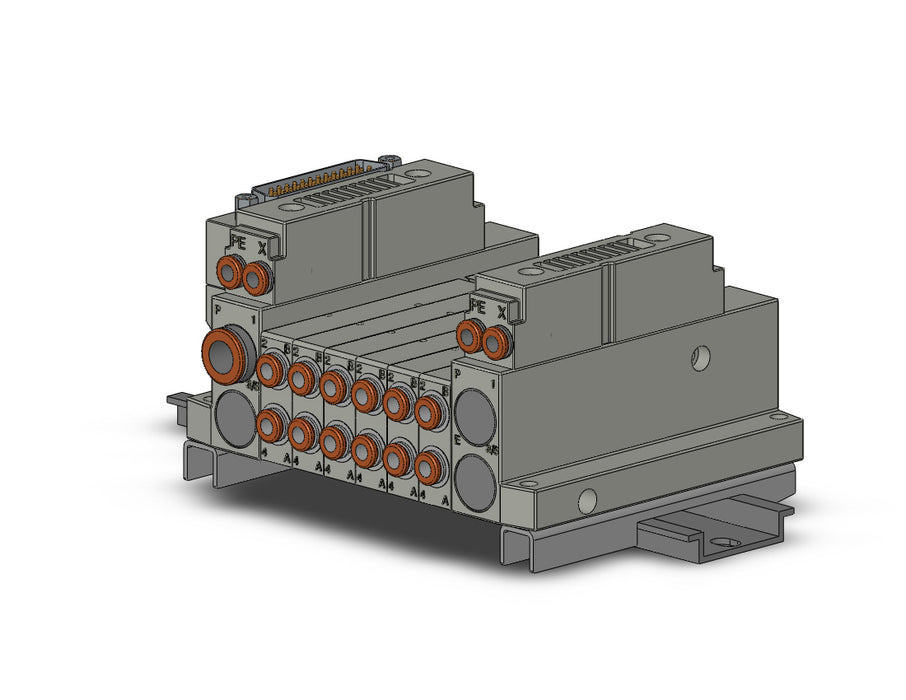 SS5V1-10FD1-06DRS-C4-D 5 Port Solenoid Valve Manifold