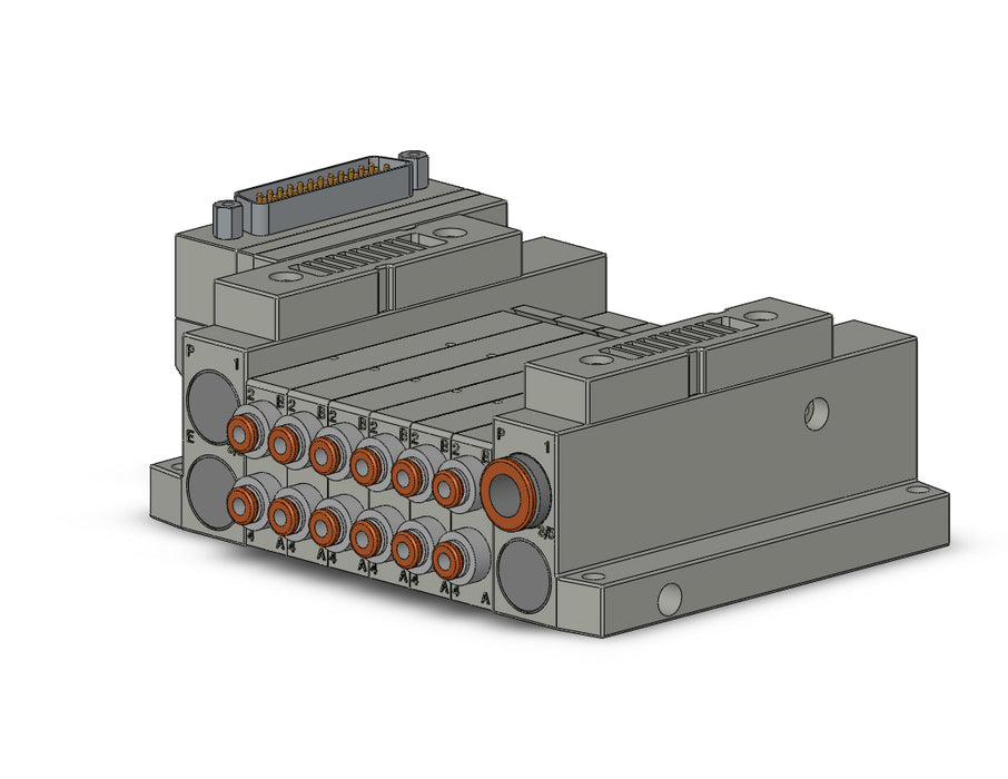 SS5V1-10FD1-06US-N1 5 Port Solenoid Valve Manifold