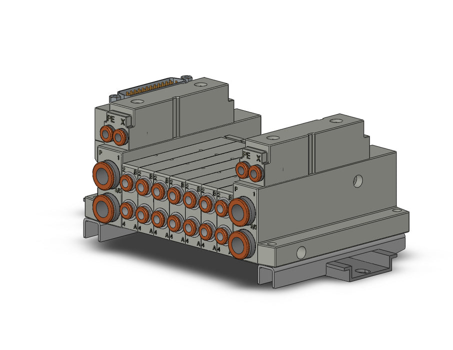 SS5V1-10FD1-07BR-C4-D 5 Port Solenoid Valve Manifold