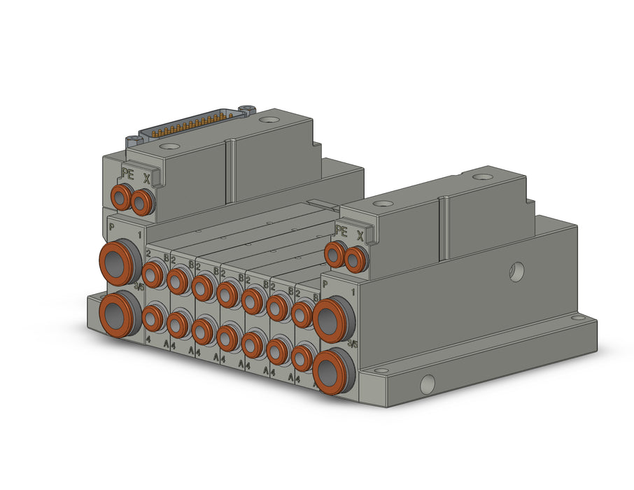 SS5V1-10FD1-07BR-C4 5 Port Solenoid Valve Manifold