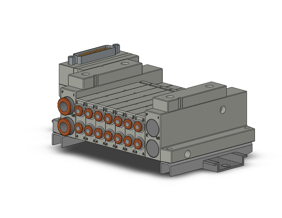 SS5V1-10FD1-07D-C4-D 5 Port Solenoid Valve Manifold