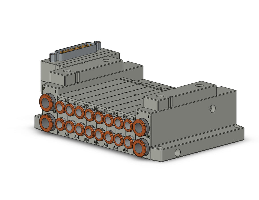 SS5V1-10FD1-08B-C6 5 Port Solenoid Valve Manifold