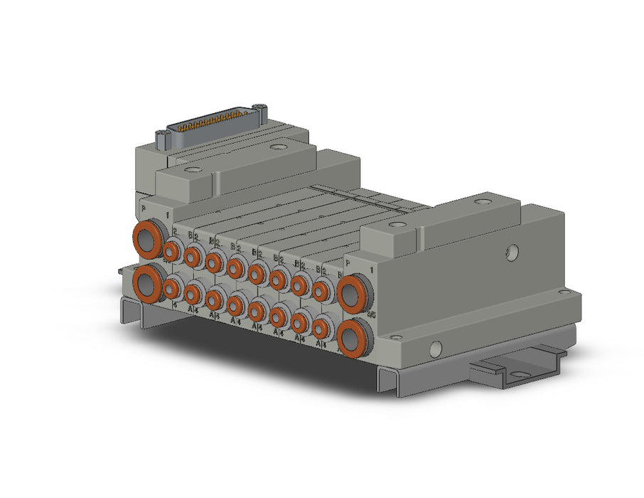 SS5V1-10FD1-08B-N1-D 5 Port Solenoid Valve Manifold