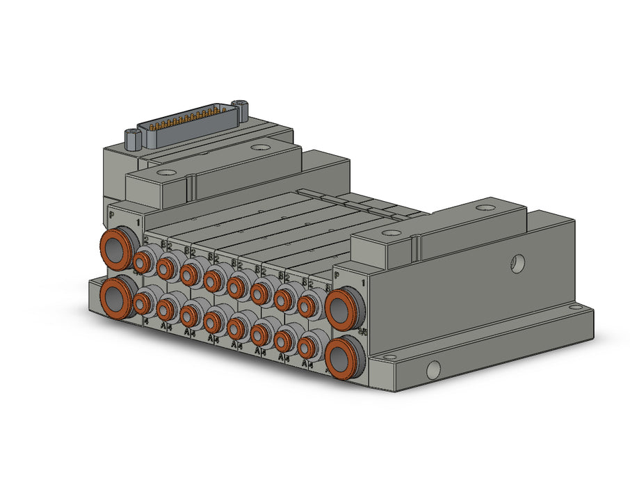 SS5V1-10FD1-08B-N1 5 Port Solenoid Valve Manifold