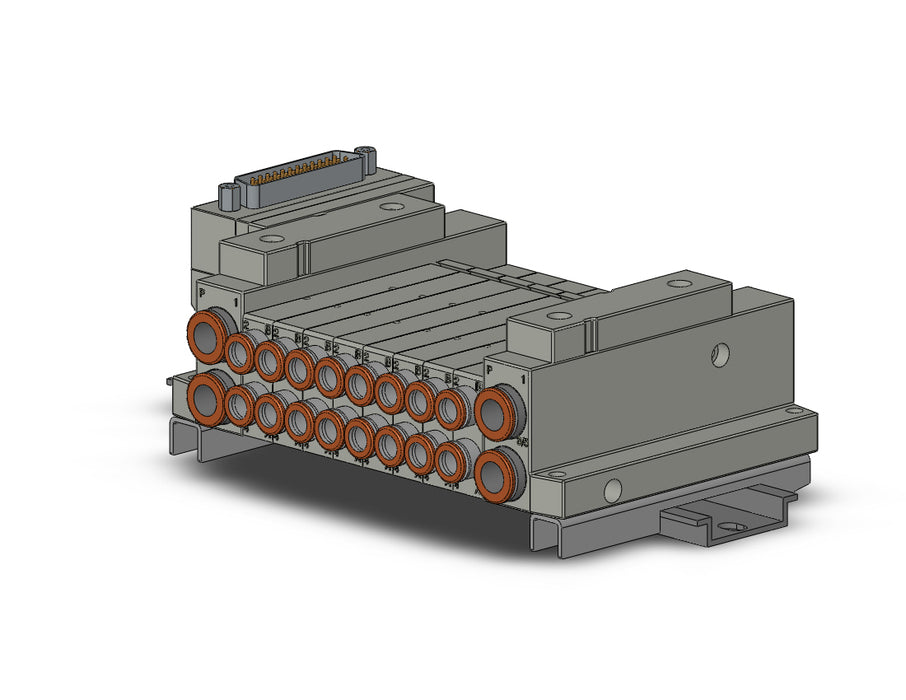 SS5V1-10FD1-08B-N7-D 5 Port Solenoid Valve Manifold