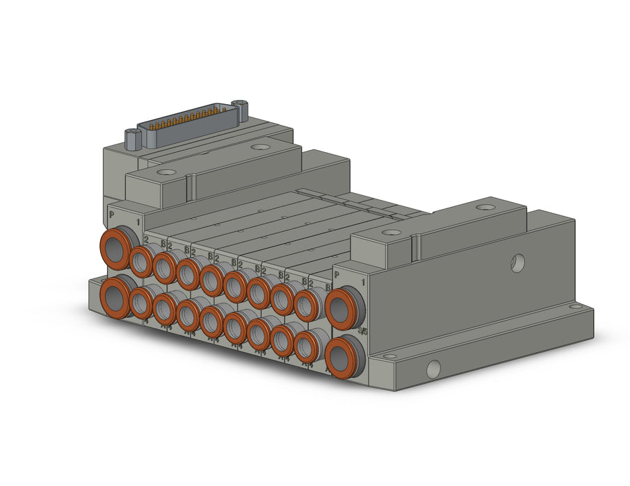 SS5V1-10FD1-08B-N7 5 Port Solenoid Valve Manifold