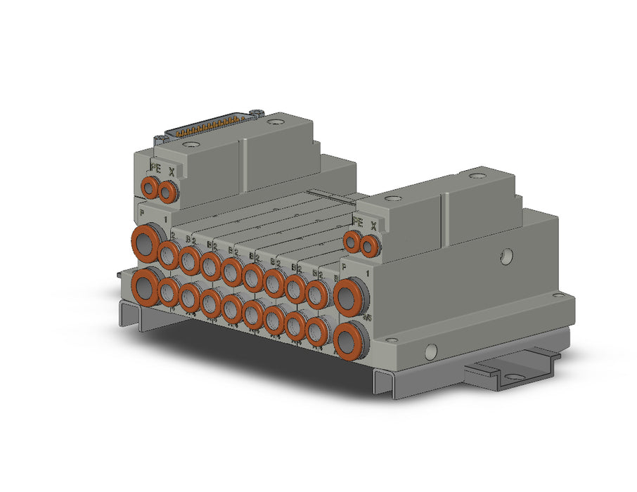 SS5V1-10FD1-08BR-N7-D 5 Port Solenoid Valve Manifold
