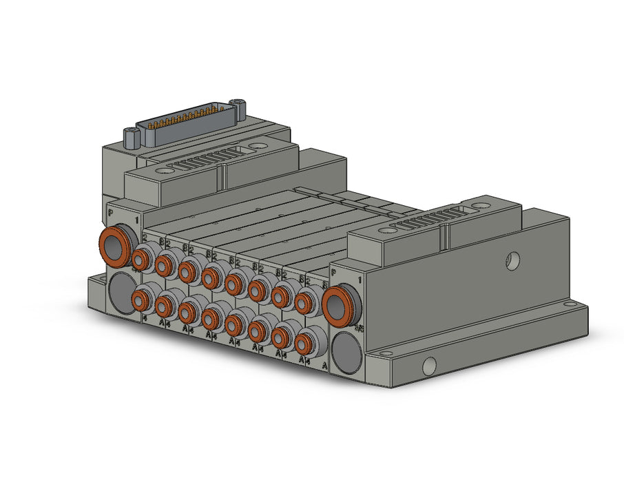 SS5V1-10FD1-08BS-N1 5 Port Solenoid Valve Manifold