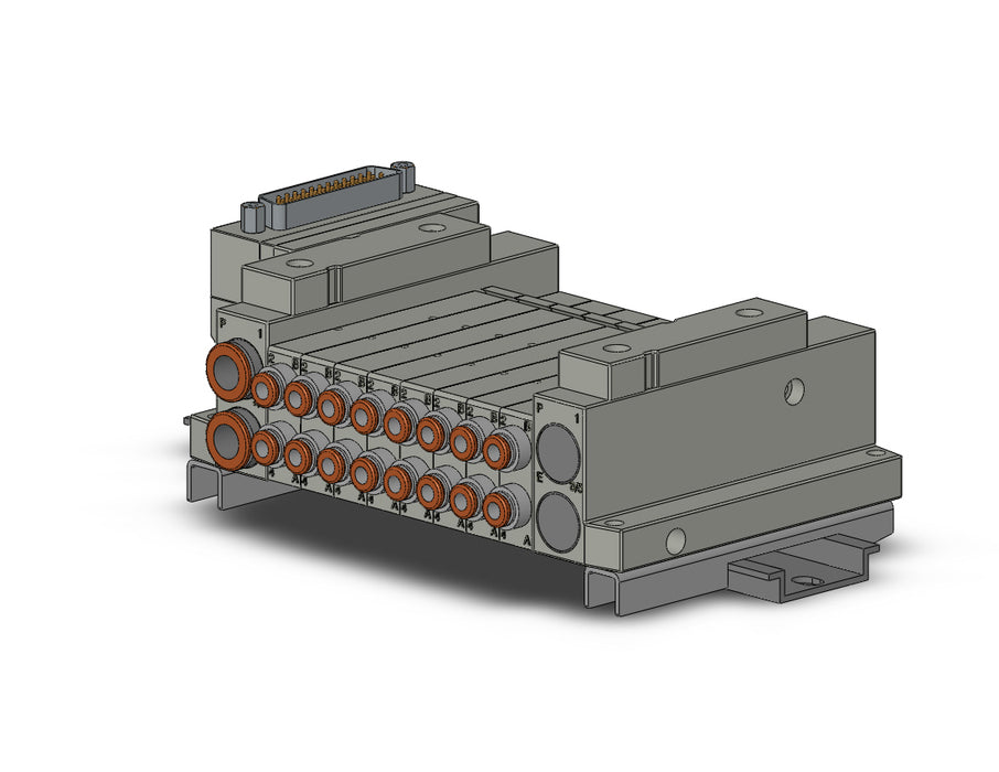 SS5V1-10FD1-08D-N3-D 5 Port Solenoid Valve Manifold