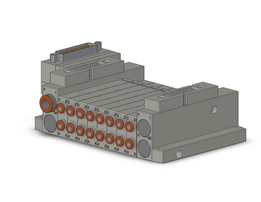 SS5V1-10FD1-08DS-C4 5 Port Solenoid Valve Manifold