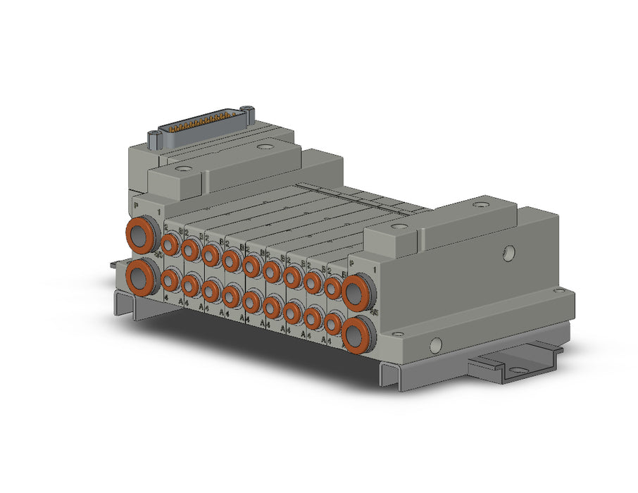 SS5V1-10FD1-09B-C4-D 5 Port Solenoid Valve Manifold