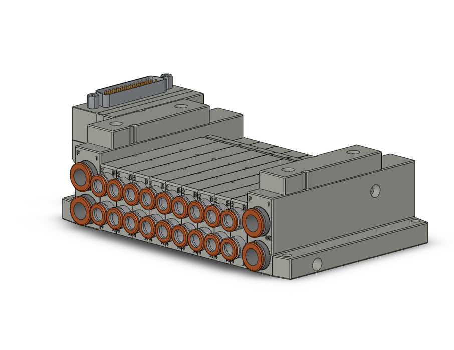 SS5V1-10FD1-09B-N7 5 Port Solenoid Valve Manifold