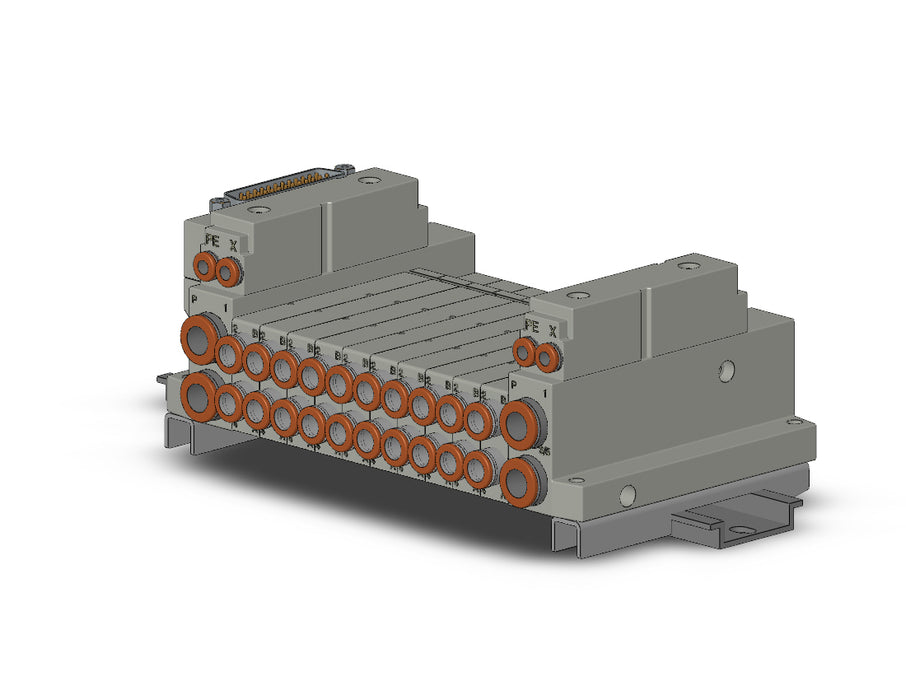 SS5V1-10FD1-10BR-N7-D 5 Port Solenoid Valve Manifold