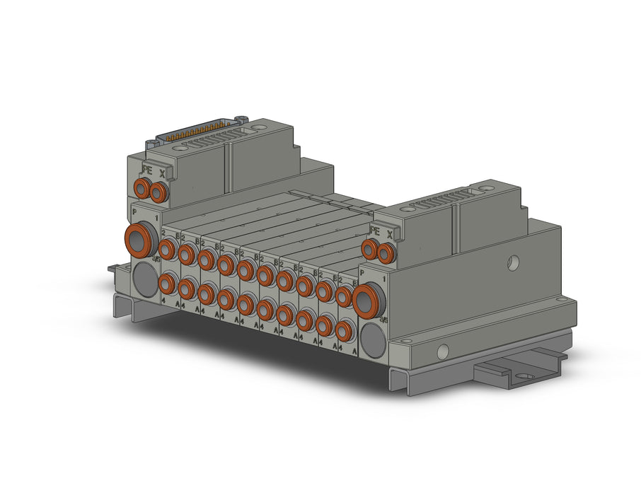 SS5V1-10FD1-10BRS-C4-D 5 Port Solenoid Valve Manifold