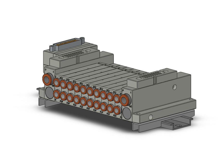 SS5V1-10FD1-10BS-C6-D 5 Port Solenoid Valve Manifold