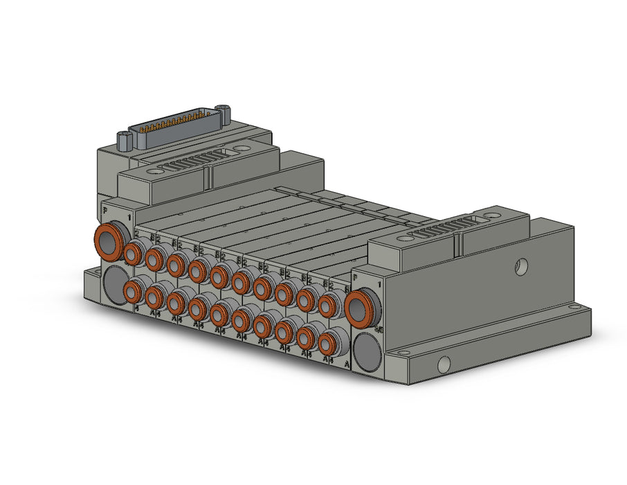 SS5V1-10FD1-10BS-N3 5 Port Solenoid Valve Manifold