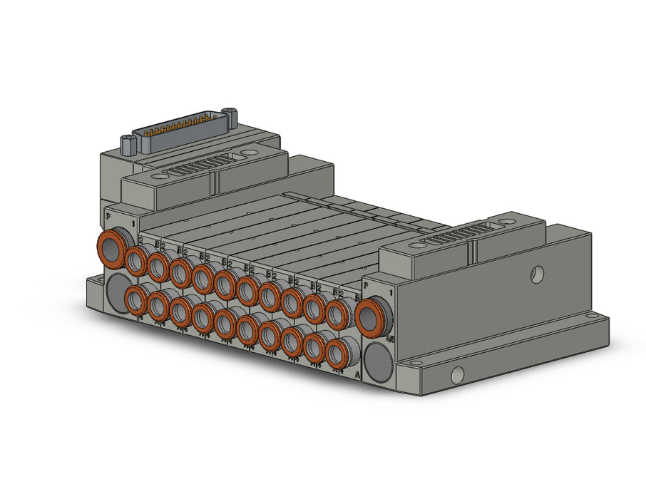 SS5V1-10FD1-10BS-N7 5 Port Solenoid Valve Manifold