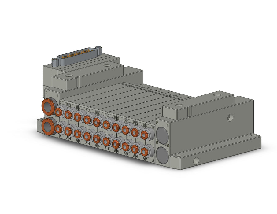 SS5V1-10FD1-10D-N1 5 Port Solenoid Valve Manifold