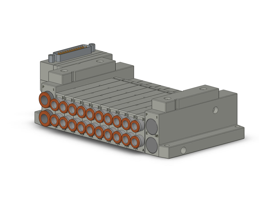 SS5V1-10FD1-10D-N7 5 Port Solenoid Valve Manifold