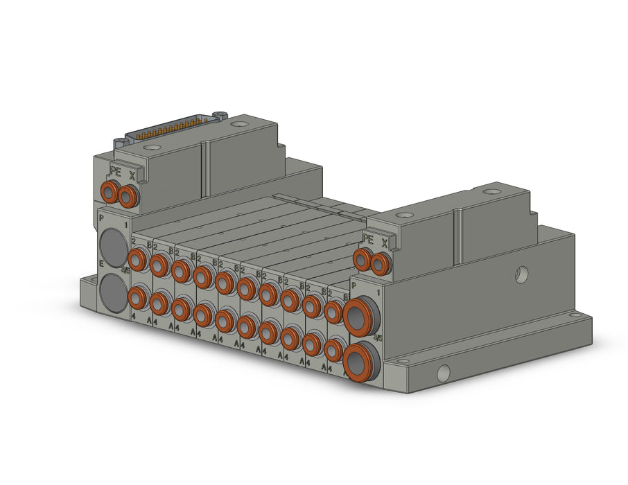 SS5V1-10FD1-10UR-C4 5 Port Solenoid Valve Manifold