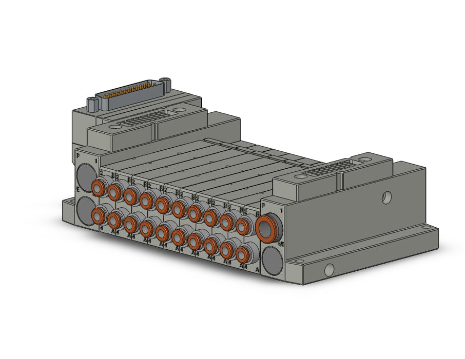 SS5V1-10FD1-10US-N3 5 Port Solenoid Valve Manifold