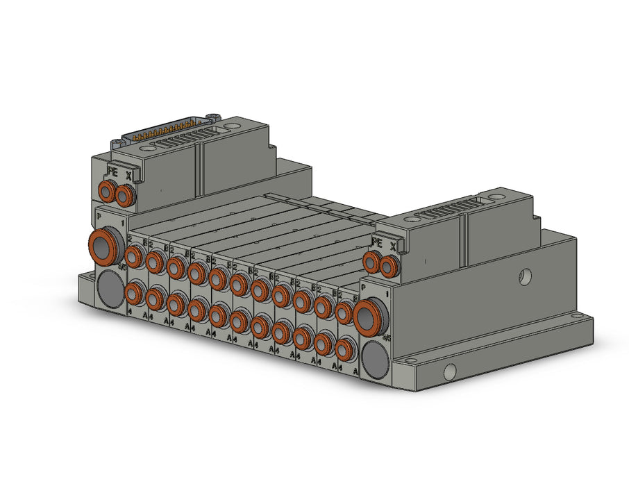 SS5V1-10FD1-11BRS-C4 5 Port Solenoid Valve Manifold