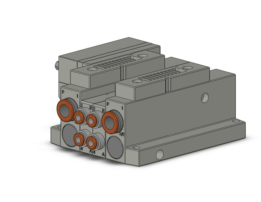 SS5V1-10FD2-02BS-N3 5 Port Solenoid Valve Manifold
