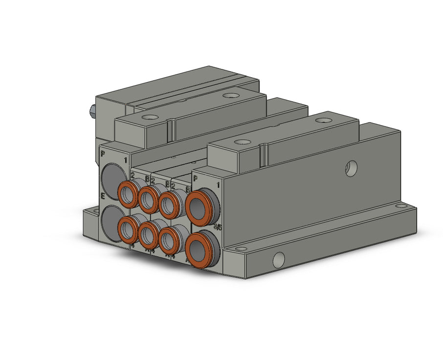 SS5V1-10FD2-03U-N7 5 Port Solenoid Valve Manifold