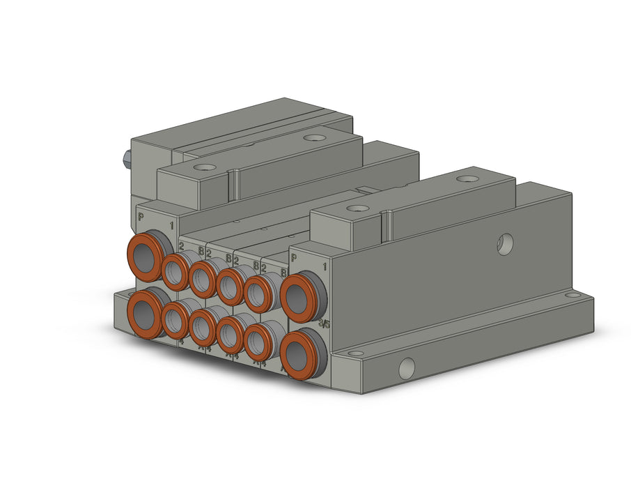 SS5V1-10FD2-04B-N7 5 Port Solenoid Valve Manifold