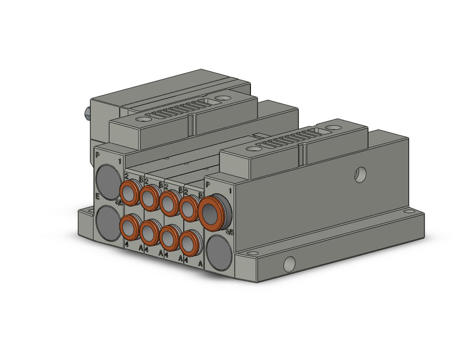 SS5V1-10FD2-04US-C6 5 Port Solenoid Valve Manifold