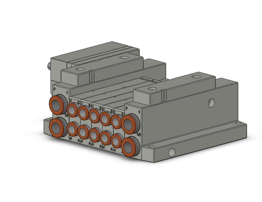 SS5V1-10FD2-05B-C6 5 Port Solenoid Valve Manifold