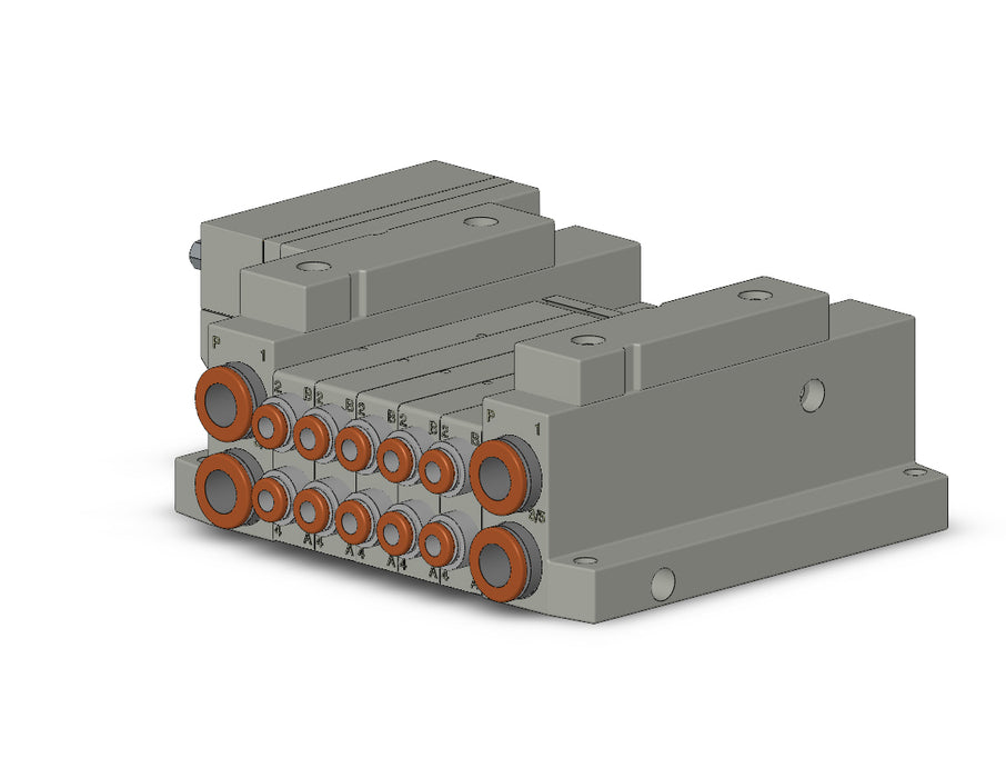 SS5V1-10FD2-05B-N3 5 Port Solenoid Valve Manifold