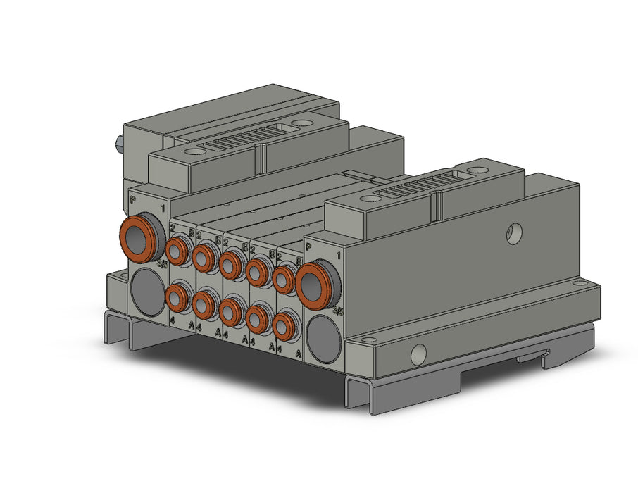 SS5V1-10FD2-05BS-C4-D0 5 Port Solenoid Valve Manifold