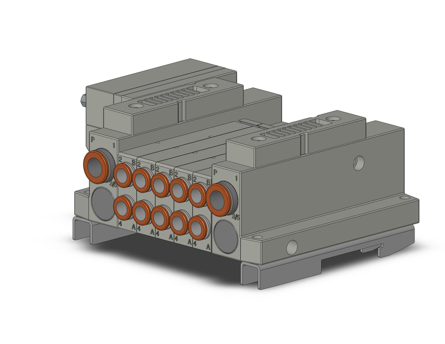 SS5V1-10FD2-05BS-C6-D0 5 Port Solenoid Valve Manifold