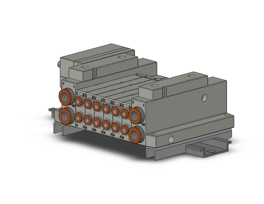 SS5V1-10FD2-06B-C4-D 5 Port Solenoid Valve Manifold