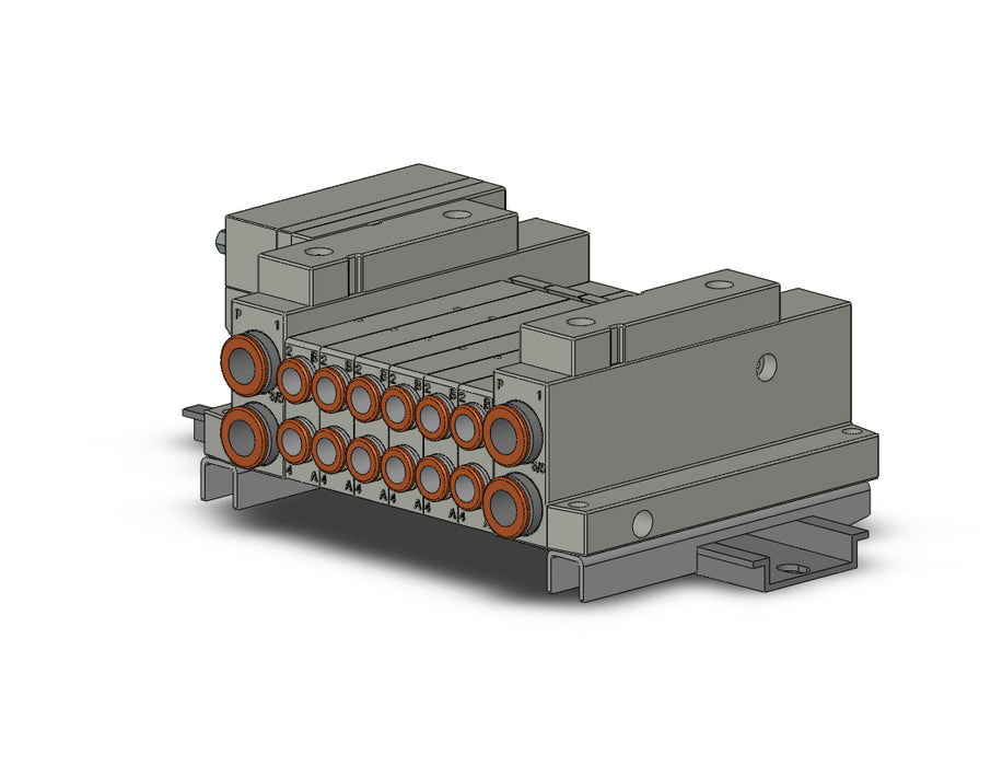 SS5V1-10FD2-06B-C6-D 5 Port Solenoid Valve Manifold