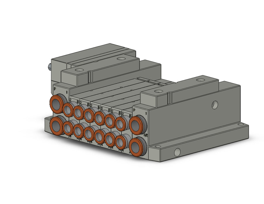 SS5V1-10FD2-06B-N7 5 Port Solenoid Valve Manifold