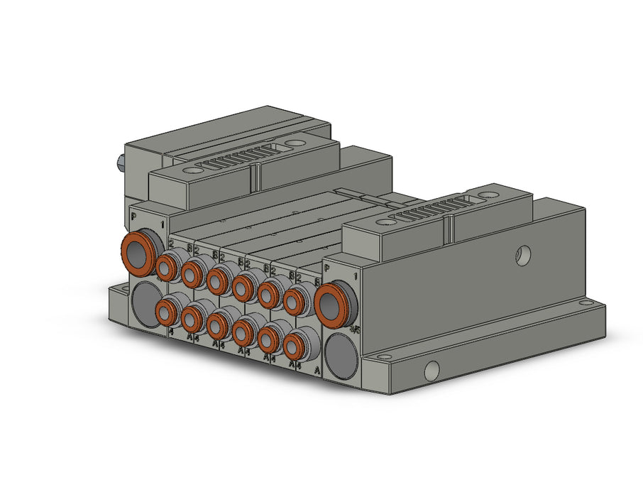 SS5V1-10FD2-06BS-N3 5 Port Solenoid Valve Manifold