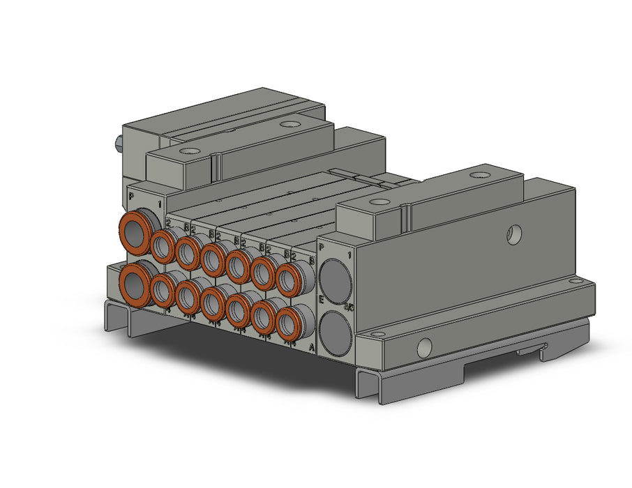 SS5V1-10FD2-06D-N7-D0 5 Port Solenoid Valve Manifold